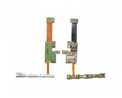 Шлейф для Nokia E66 с разьемом карты памяти, кнопкой включения, кнопками громкости, оригинал (Китай)